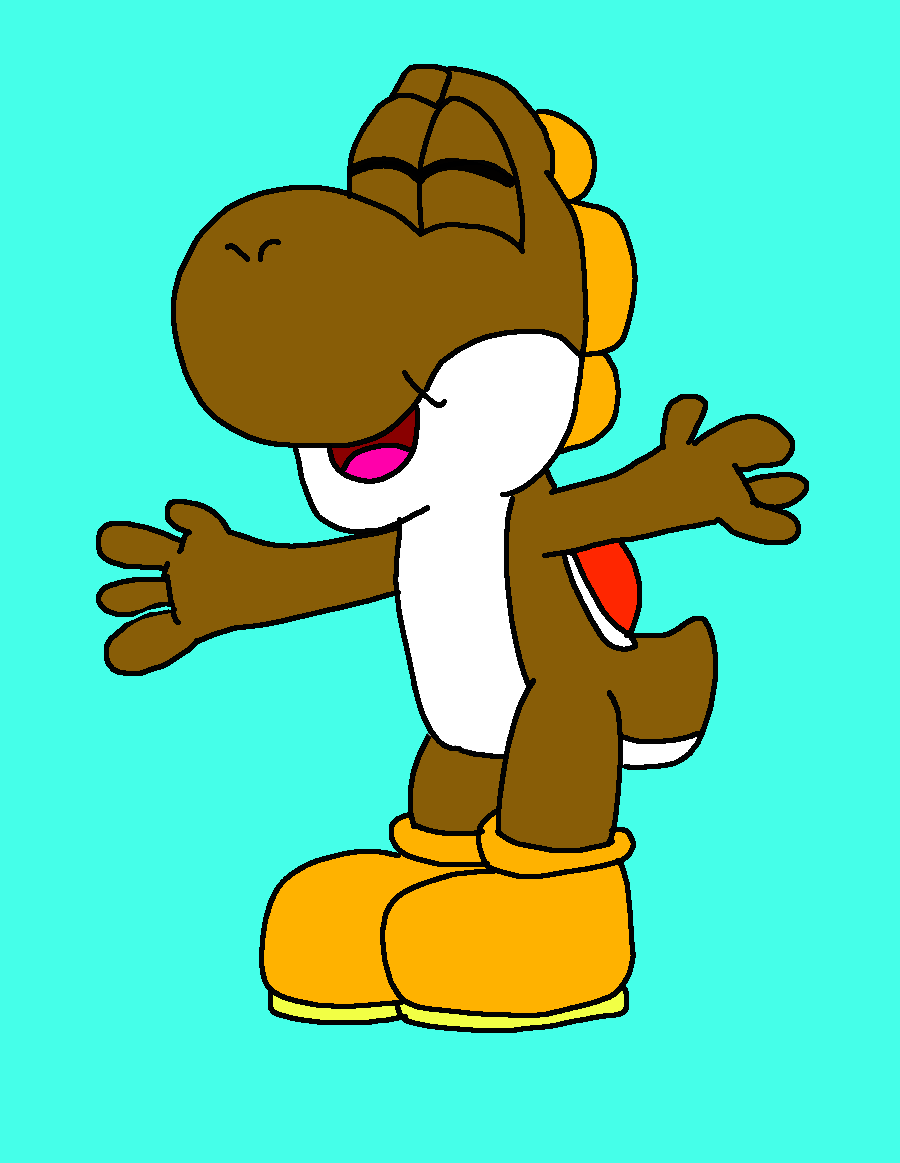 Brown Yoshi By JoeyHensonStudios On DeviantArt brown-yoshi-by-joeyhensonstudios-on-deviantart