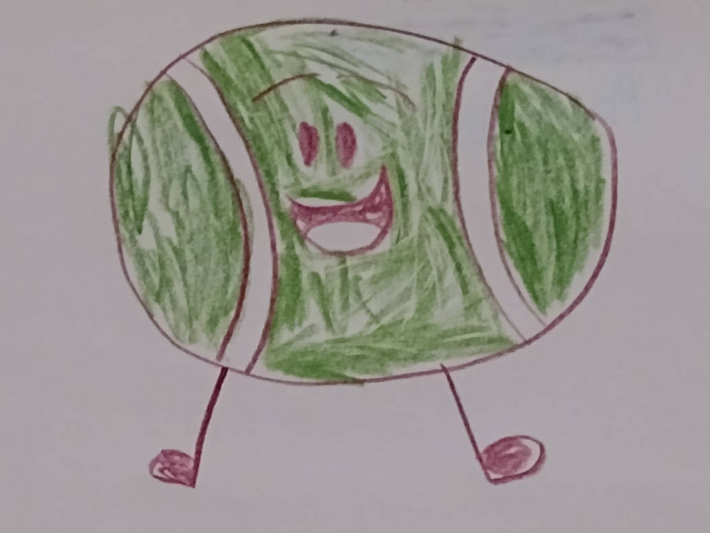 BFDI Tennis Ball in Paper by JoeyHensonStudios on DeviantArt