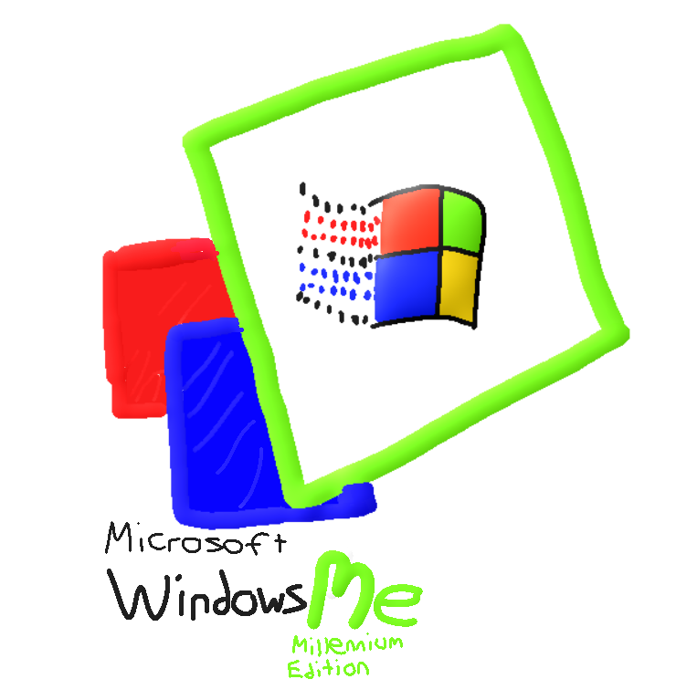 Microsoft Windows ME Millennium Edition logo by JoeyHensonStudios on ...