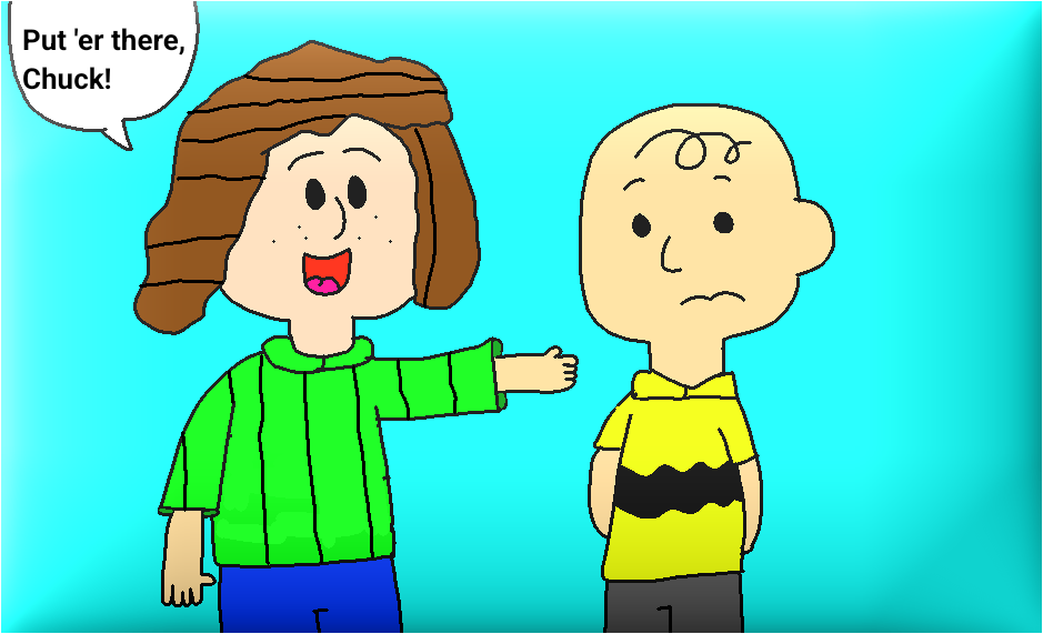 Peppermint Patty and Charlie Brown by JoeyHensonStudios on DeviantArt