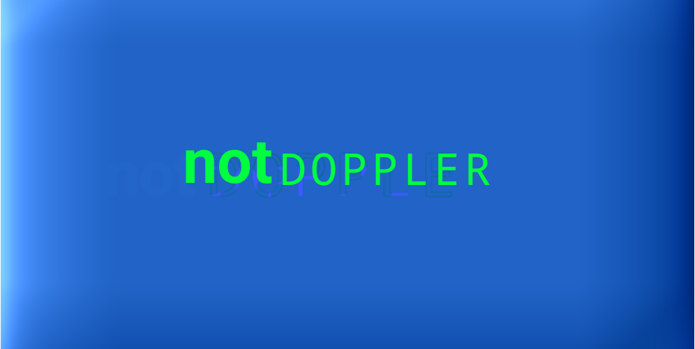 Notdopper NotDoppler 2007 Logo by JoeyHensonStudios on DeviantArt