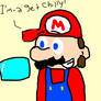 Mario with an Ice Cube (Drawception)