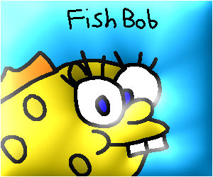 SpongeBob as a fish by JoeyHensonStudios on DeviantArt