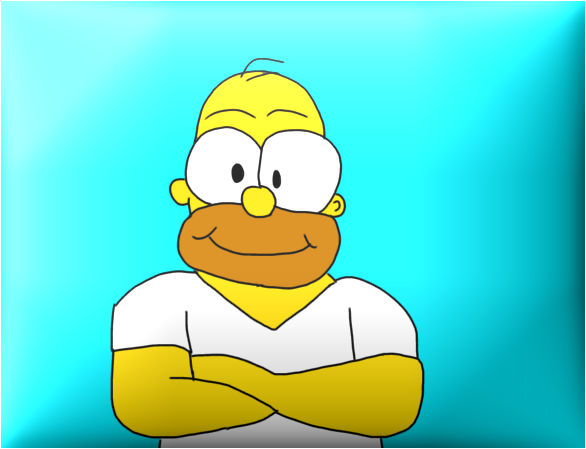 Homer Simpson Front View by JoeyHensonStudios on DeviantArt