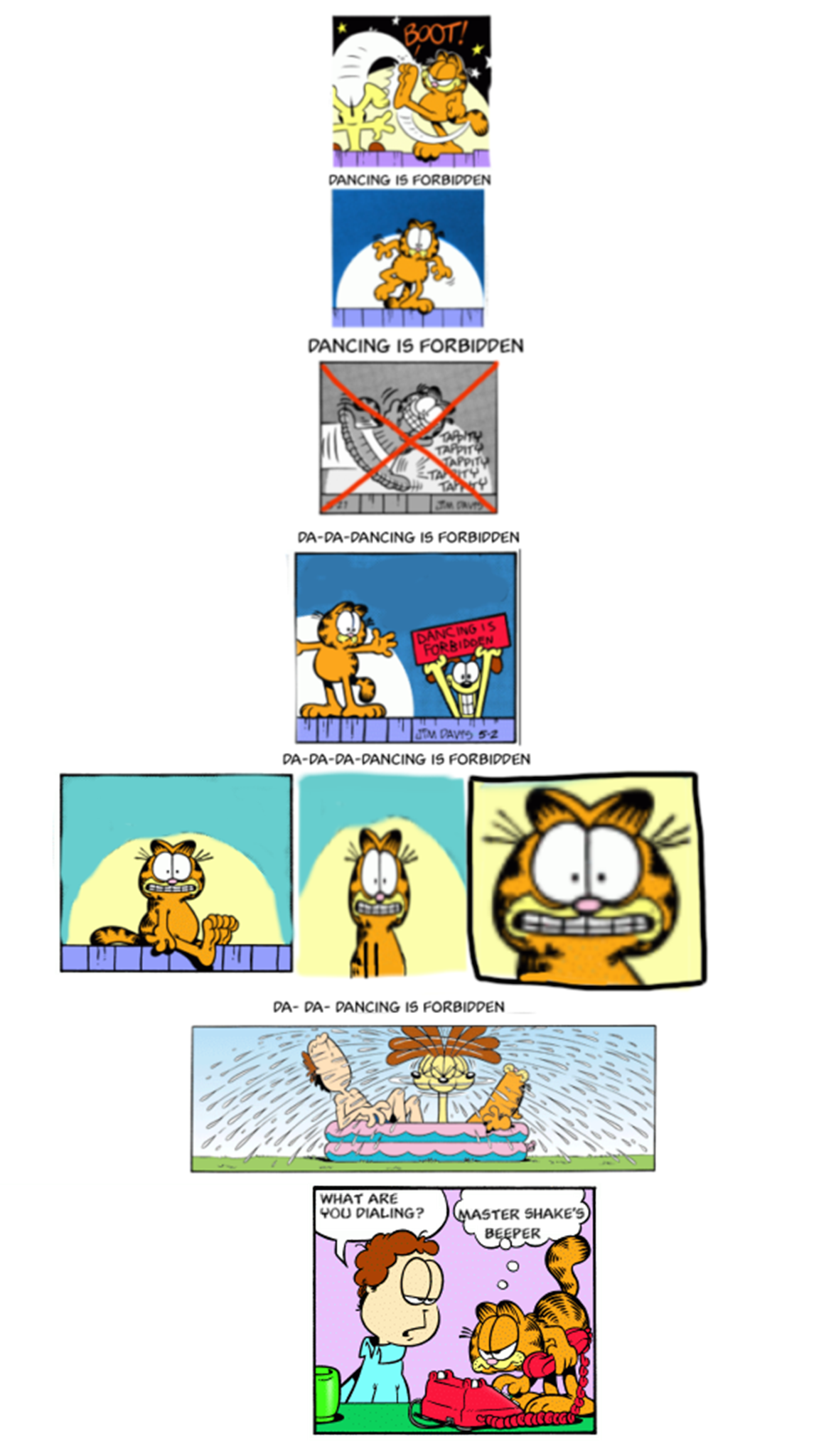 Dancing is Forbidden (Garfield Style) by JoeyHensonStudios on DeviantArt