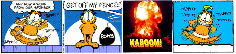 GET OFF MY FENCE!!! (Garfield edit) by JoeyHensonStudios on DeviantArt