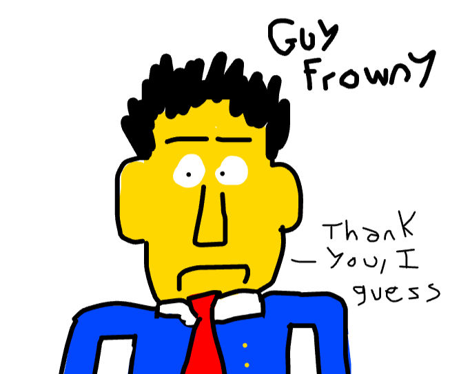 Frowsy Example Guy Frowny by JoeyHensonStudios on DeviantArt