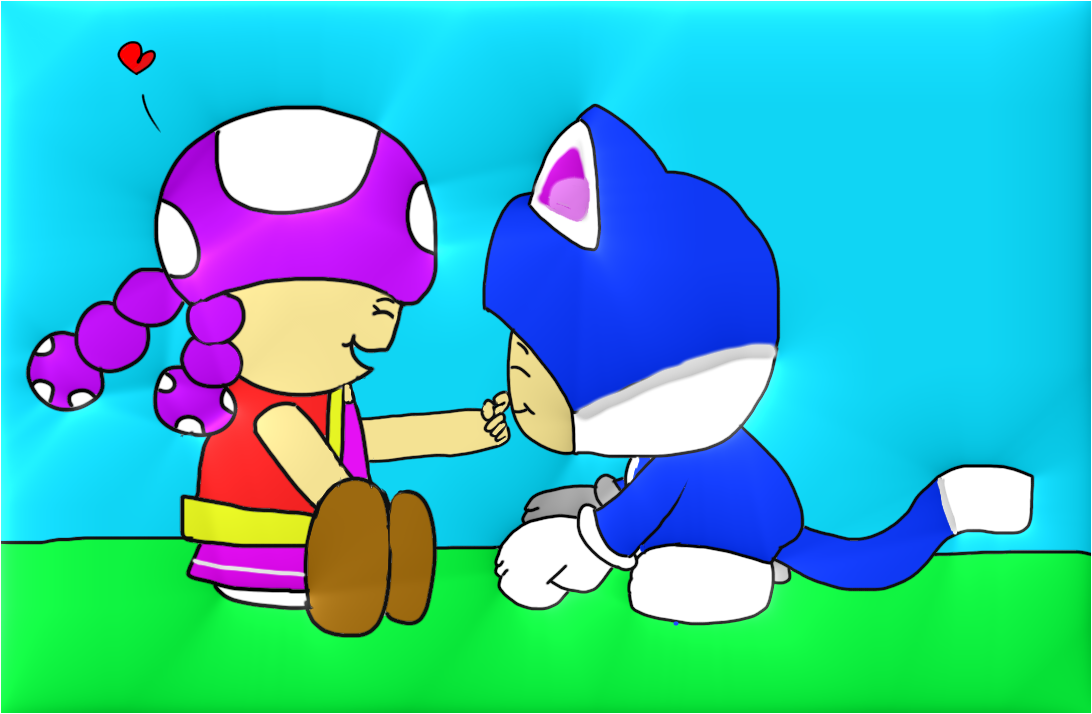 Toadette and Cat Toad by JoeyHensonStudios on DeviantArt