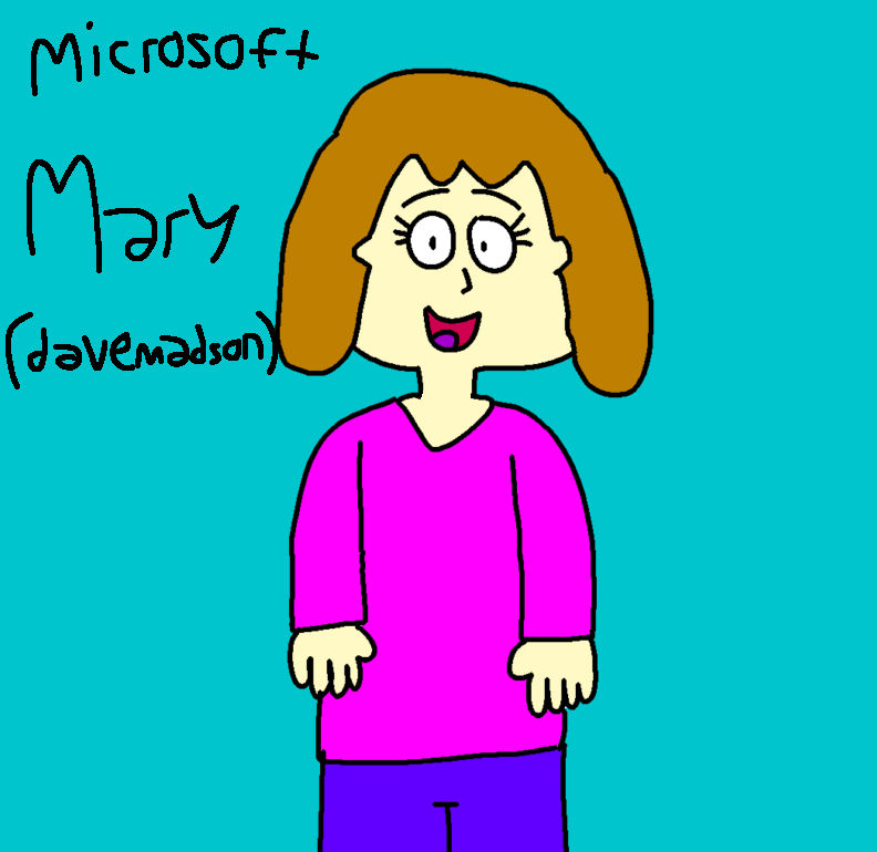 Microsoft Mary (davemadson by JoeyHensonStudios on DeviantArt