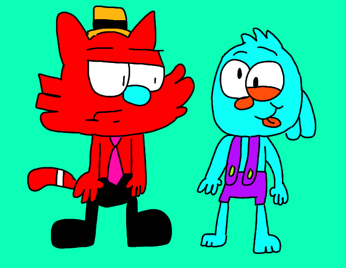 Cartoon Mania Ruff Kat Kat and Ruff by Dfroggy20 on DeviantArt