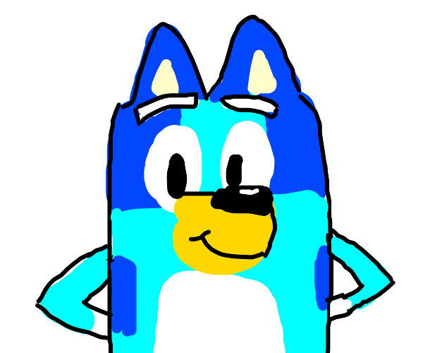 Bluey! (Made in Drawception) by Dfroggy20 on DeviantArt