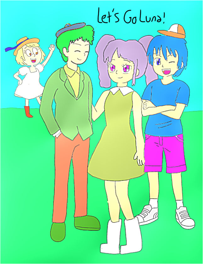 Humanized Let Me Humanized Let's Go Luna 2 by Dfroggy20 on DeviantArt