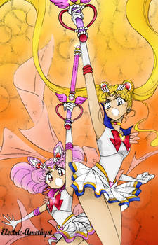 MOON POWER! Sailor Moon Manga Coloring