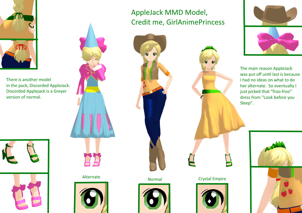 AppleJack MMD Models