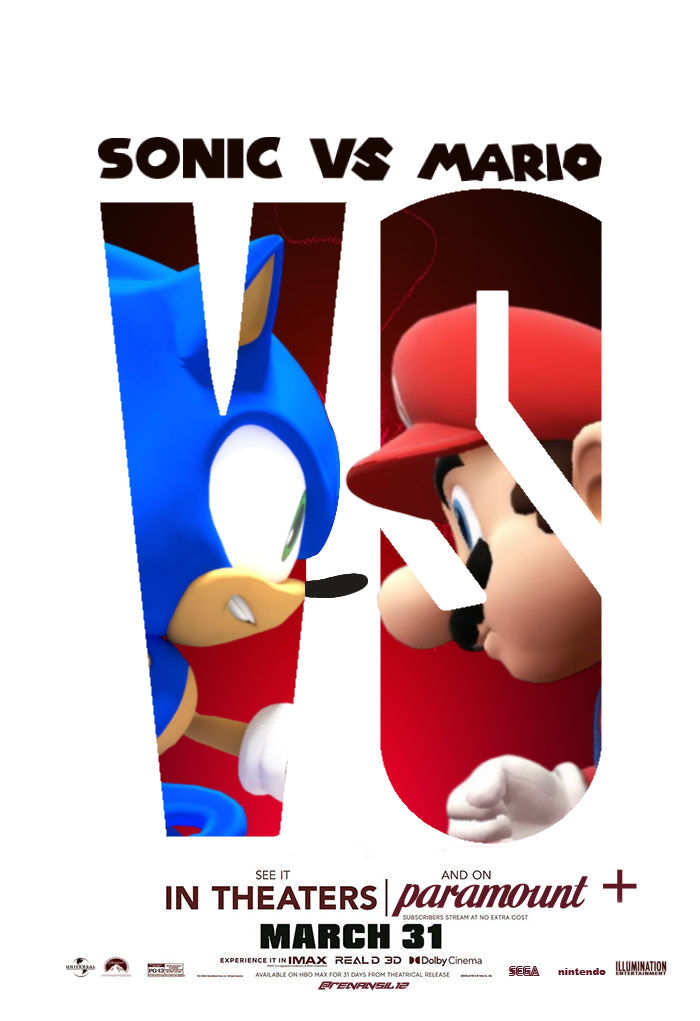 Sonic VS Mario (fanposter) by RenanSil on DeviantArt