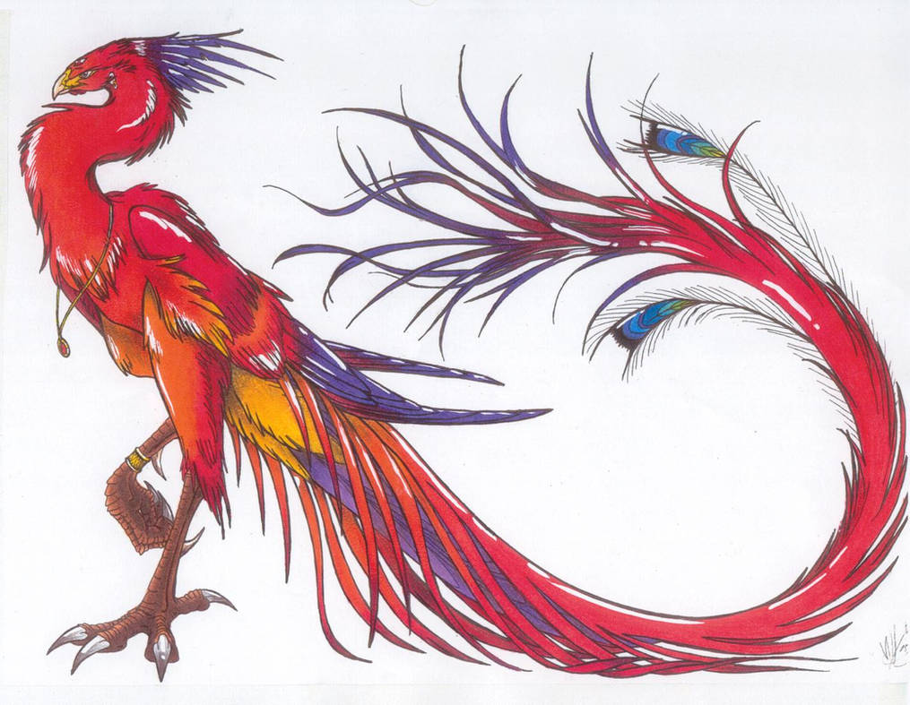 Red Phoenix Suzaku ver.2 by ShokokuPhoenix on DeviantArt