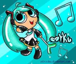 Powerpuffgirl with Vocal Miku