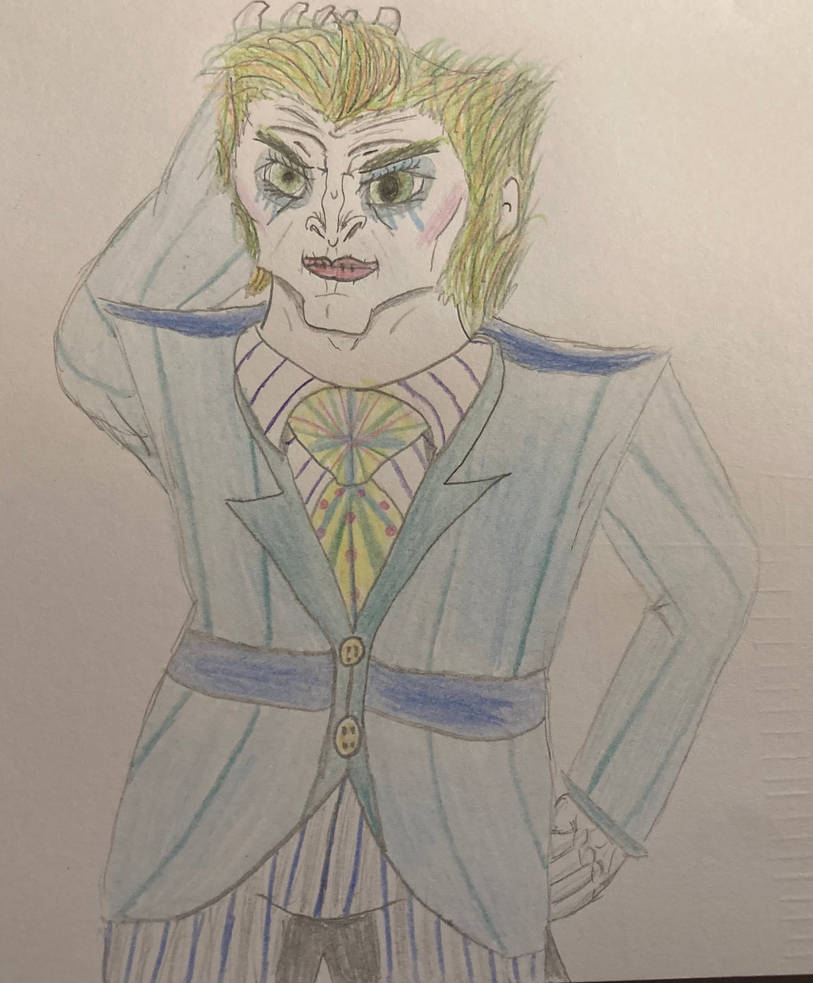I did a unique redesign of the Joker! by CookieMittenKitten on DeviantArt