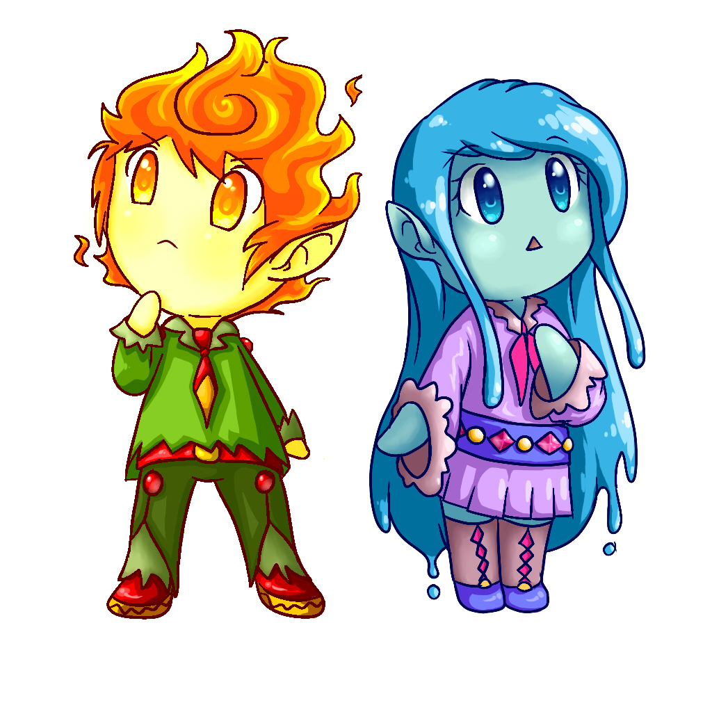 Fireboy and Watergirl 2 by bursterman on DeviantArt