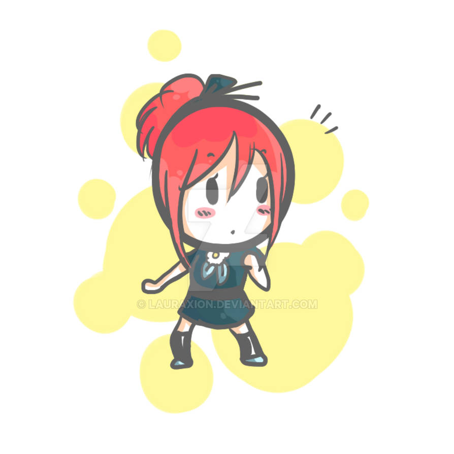 The red chibi by LauraXion on DeviantArt