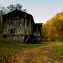 A Barn at Sunset