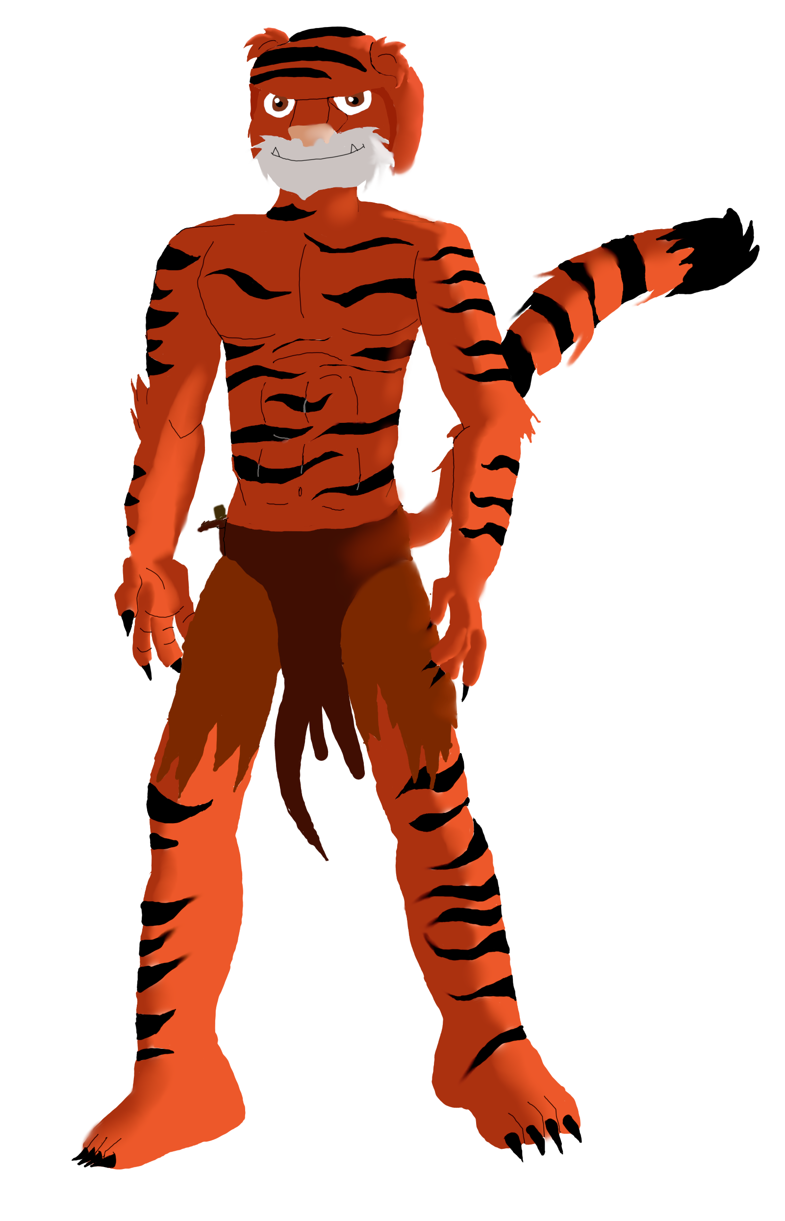 Fang as Tarzan