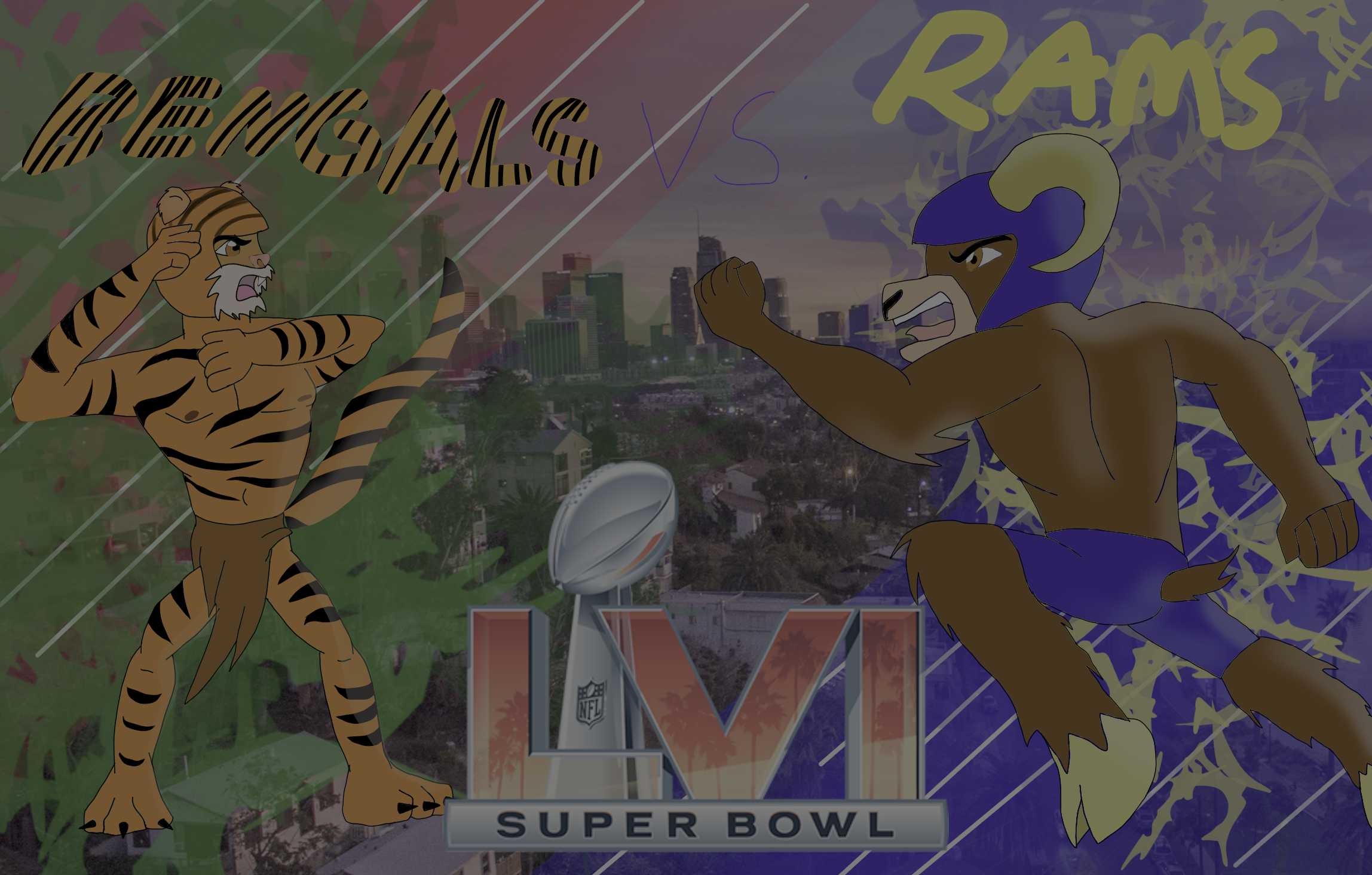 Super Bowl LVI Bengals vs Rams