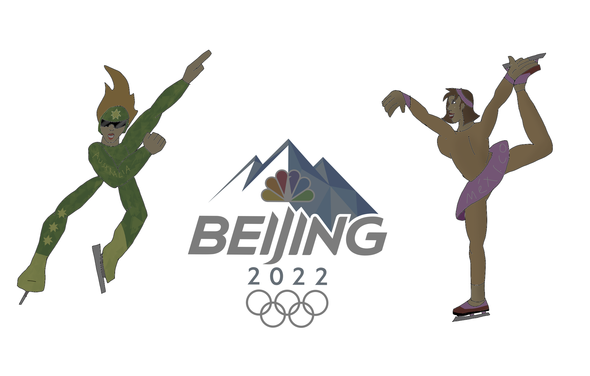 Wendy Waters and Ariel Flyer in Beijing 2022