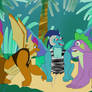 Dragons Act like gorillas