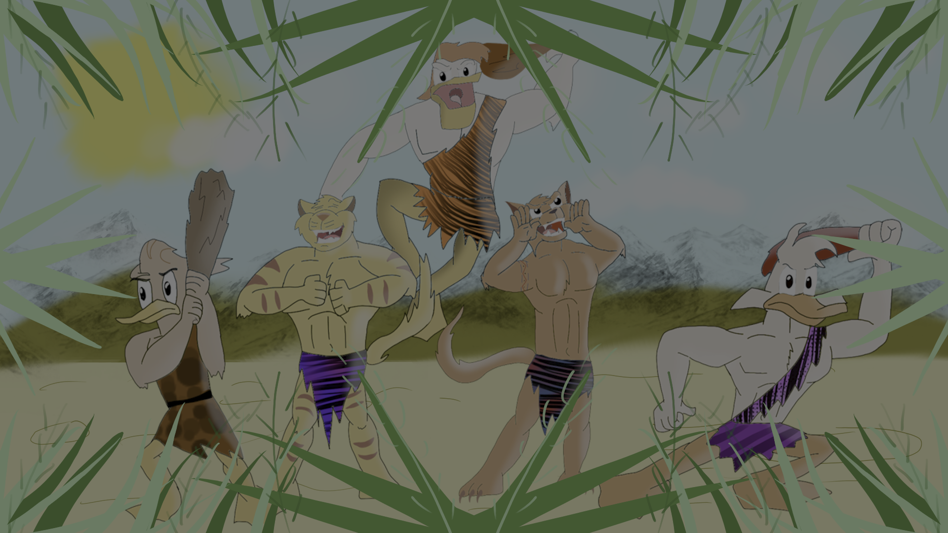 Halloween week 4 - Cavemens and Tarzans