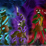 TMNT 2003 Jungle Turtles with Daggers