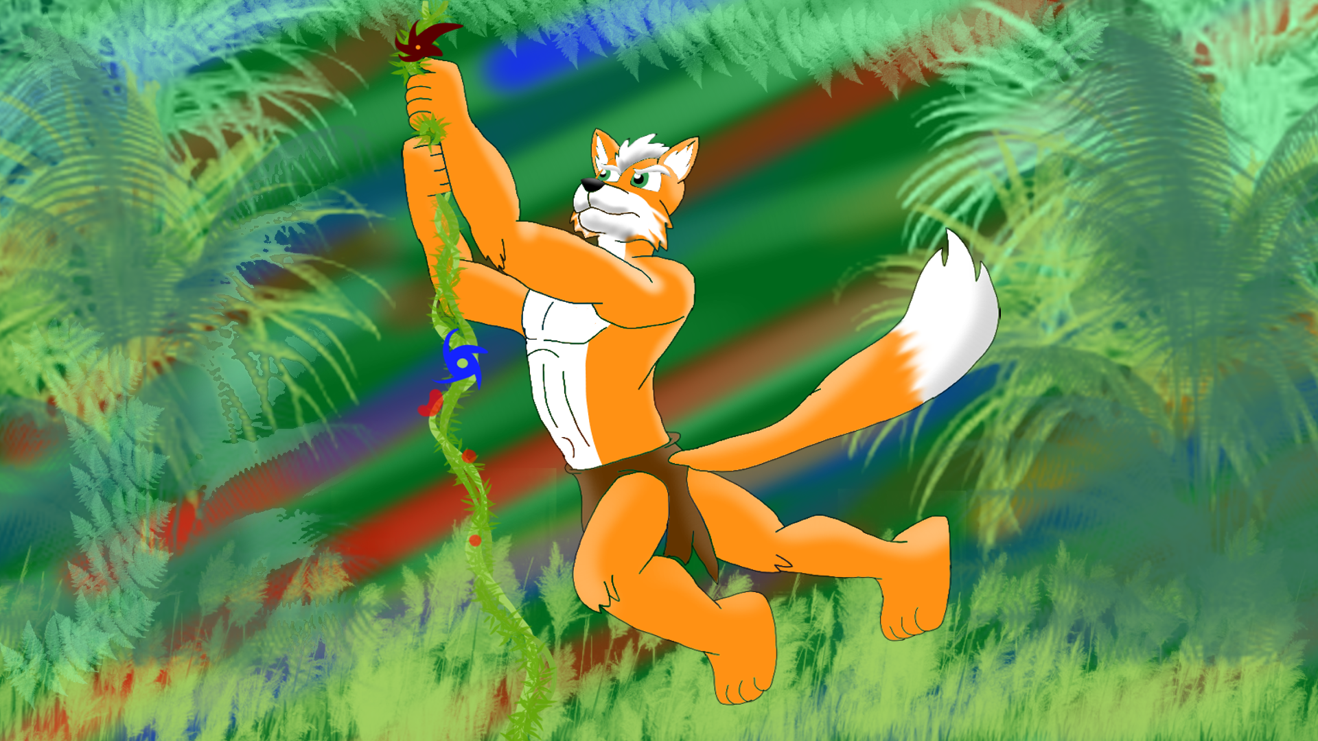 Jungle Fox Mccloud Vine Swing!