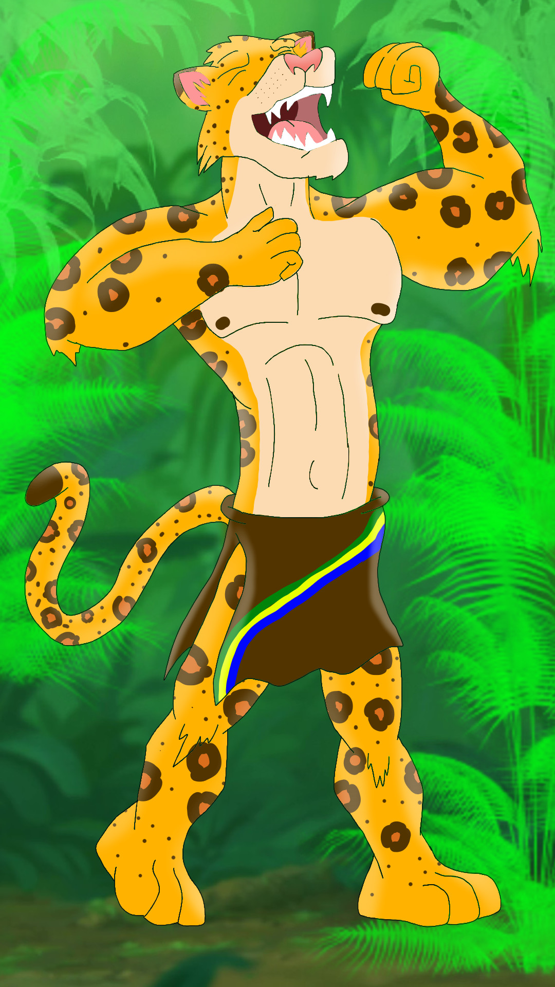 Rao's Tarzan Yelling and Beats his chest