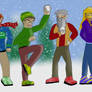 Snowball Fight Team NFL