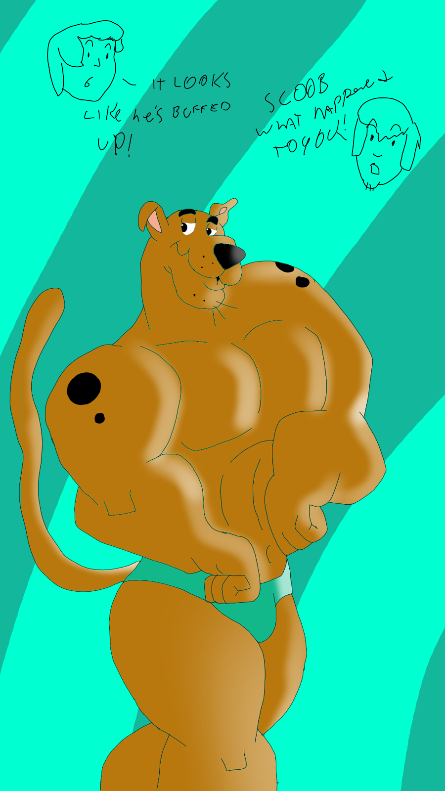 Buff Scooby Doo