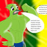 Beast boy got too buffed