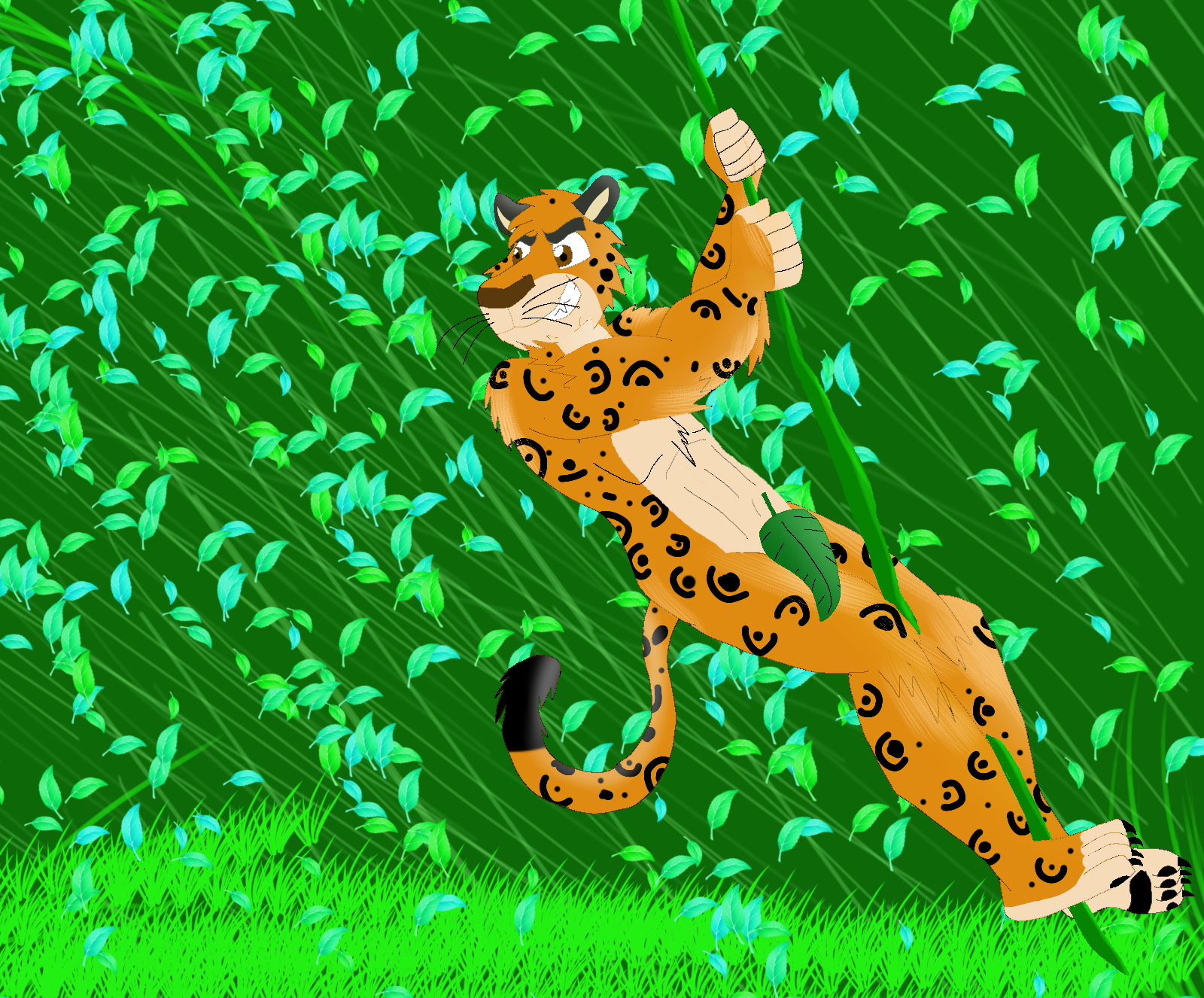 Tadeo Jaguar de la Selva (version hoja)