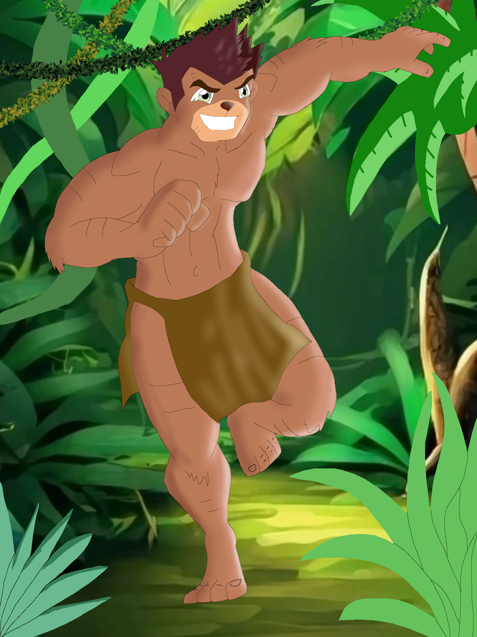 Ryan Hedgehog as Tarzan