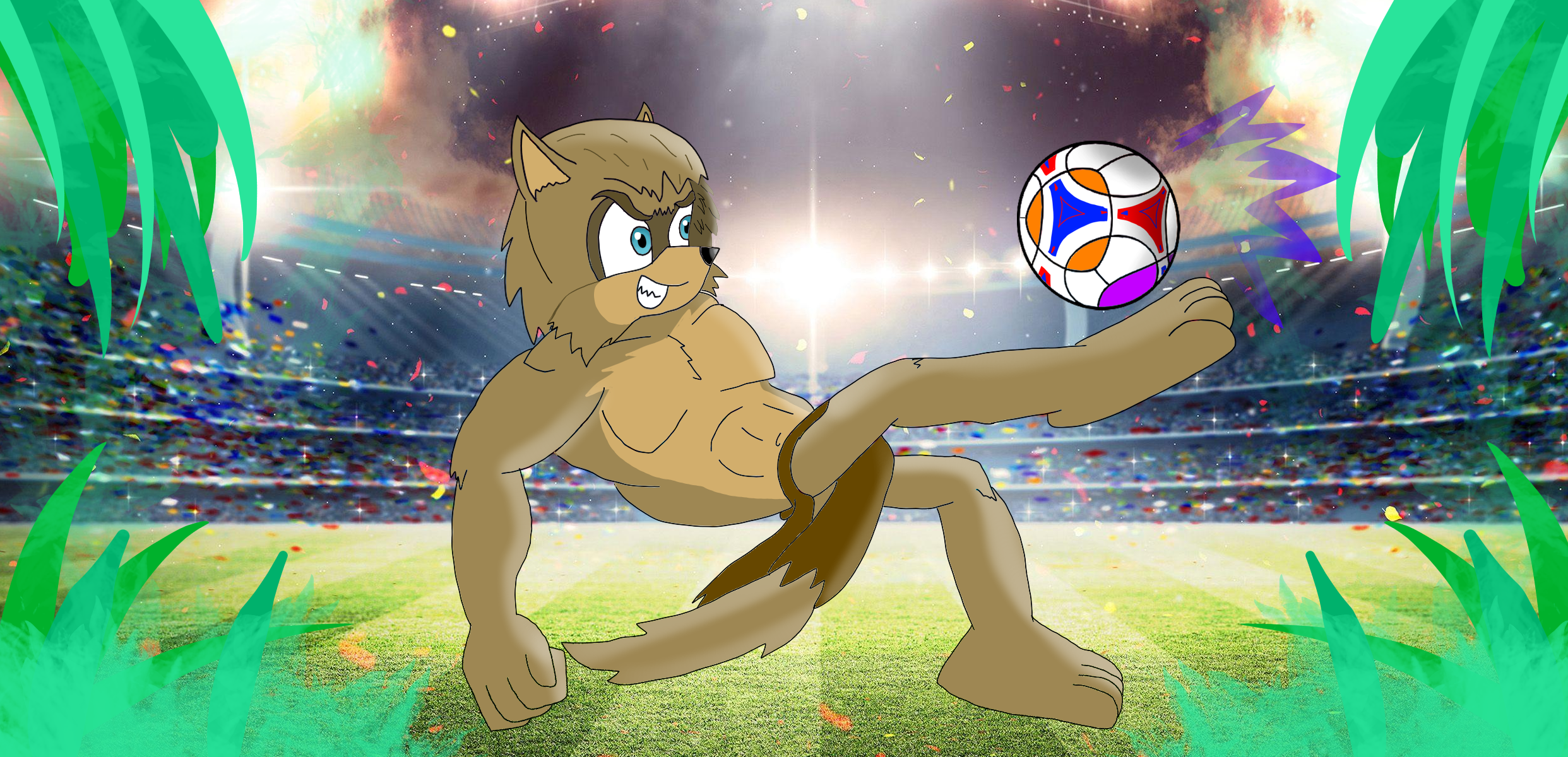 Tarzan Martin Plays Soccer