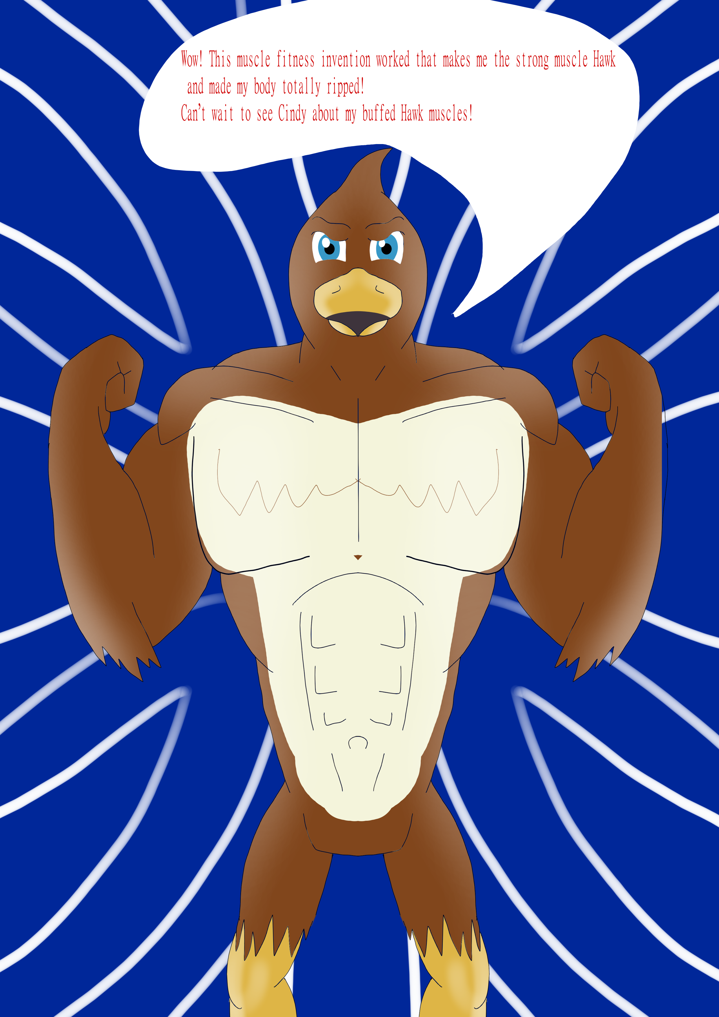 Jimmy Eagle Flexes