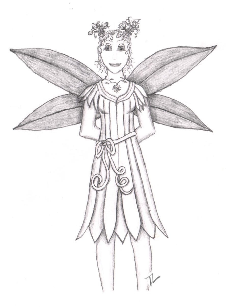 fairy dress design drawing Pretty Fairy Dress Clipart Bundle