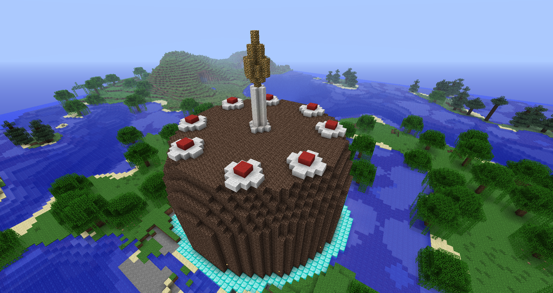Fastest Minecraft Birthday Cake Pixel Art Fastest Minecraft Birthday Cake Pixel Art