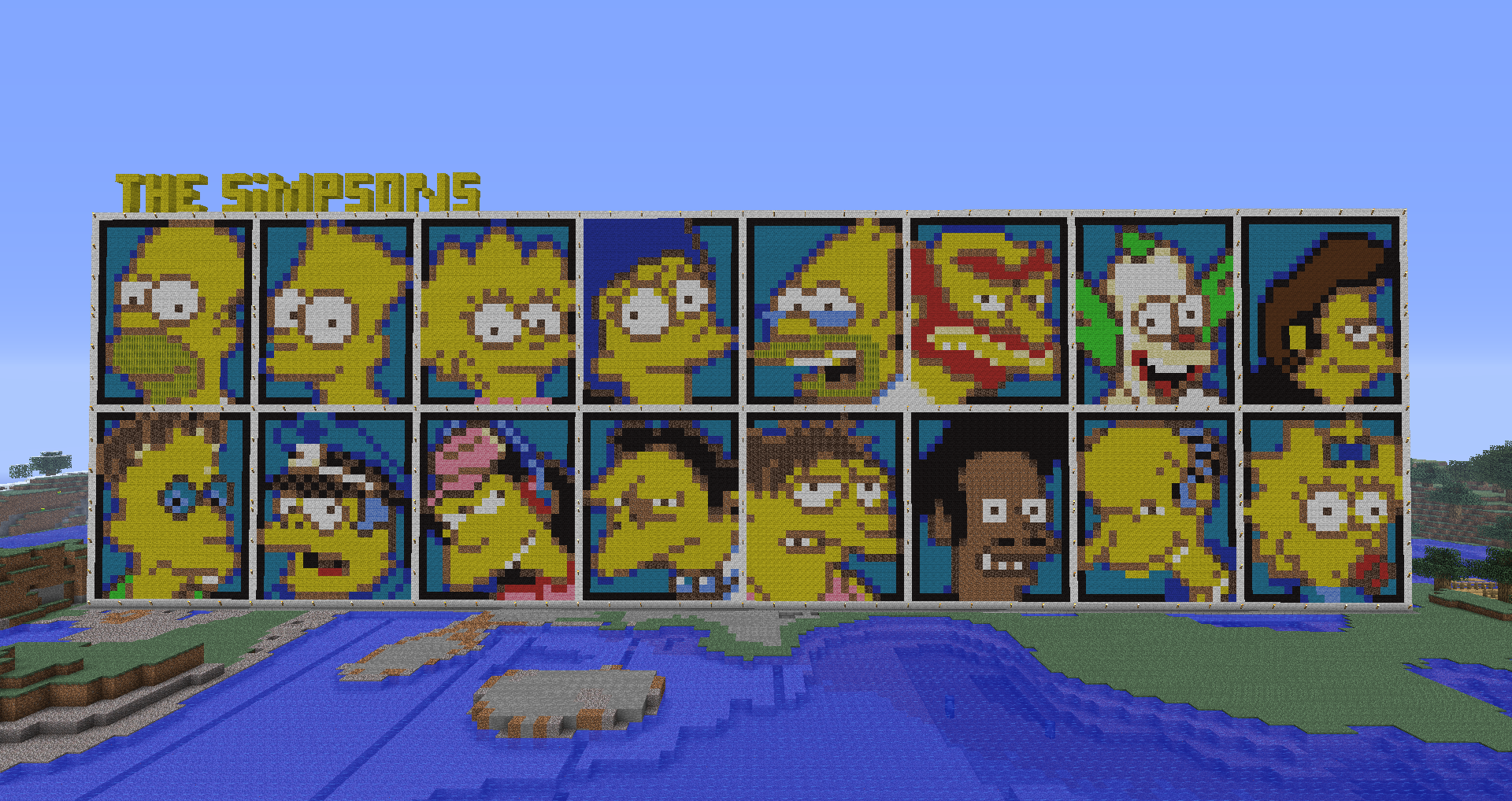 Minecraft The Simpsons By Luk01 On Deviantart