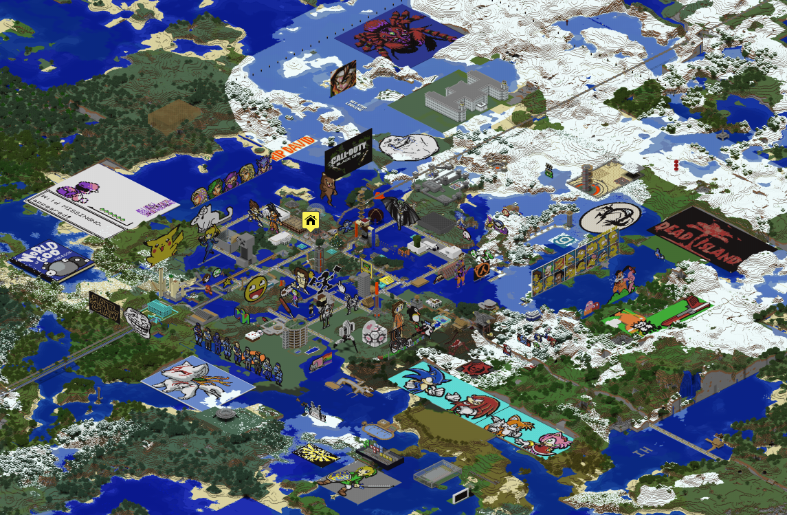 Earth at Minecraft by LuinBox on DeviantArt