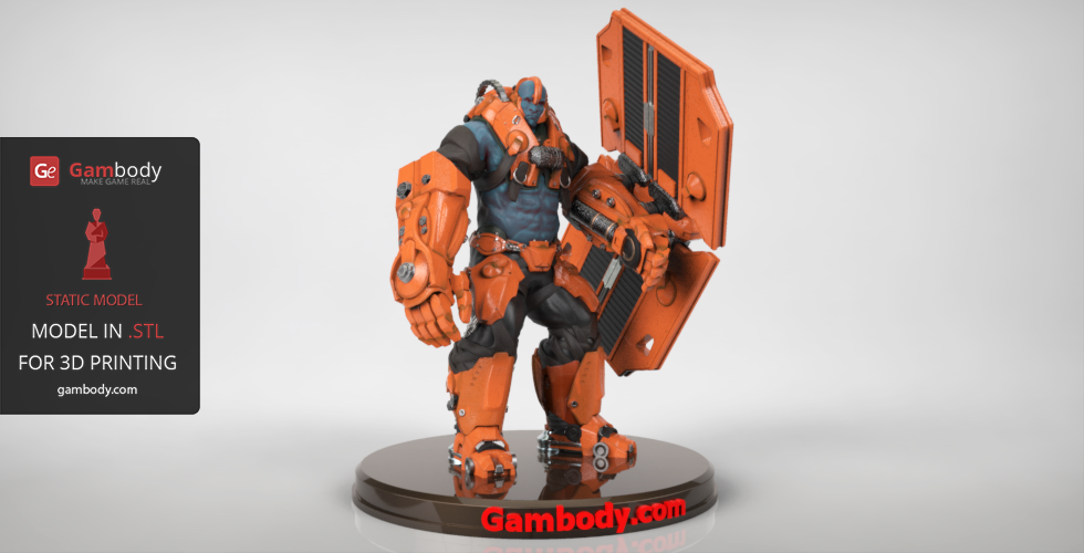Epic Games Paragon Steel Hero 3D Model by Gambody on DeviantArt