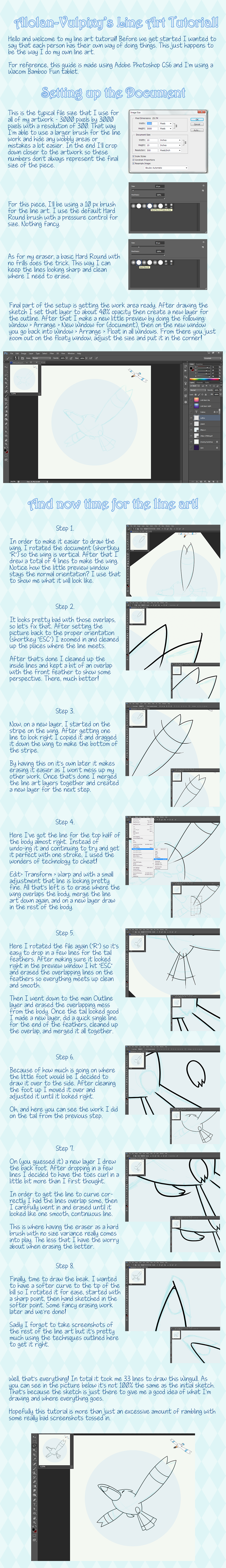 Line Sprite Tutorials Line Art Tutorial by Alolan-Vulpixy on DeviantArt