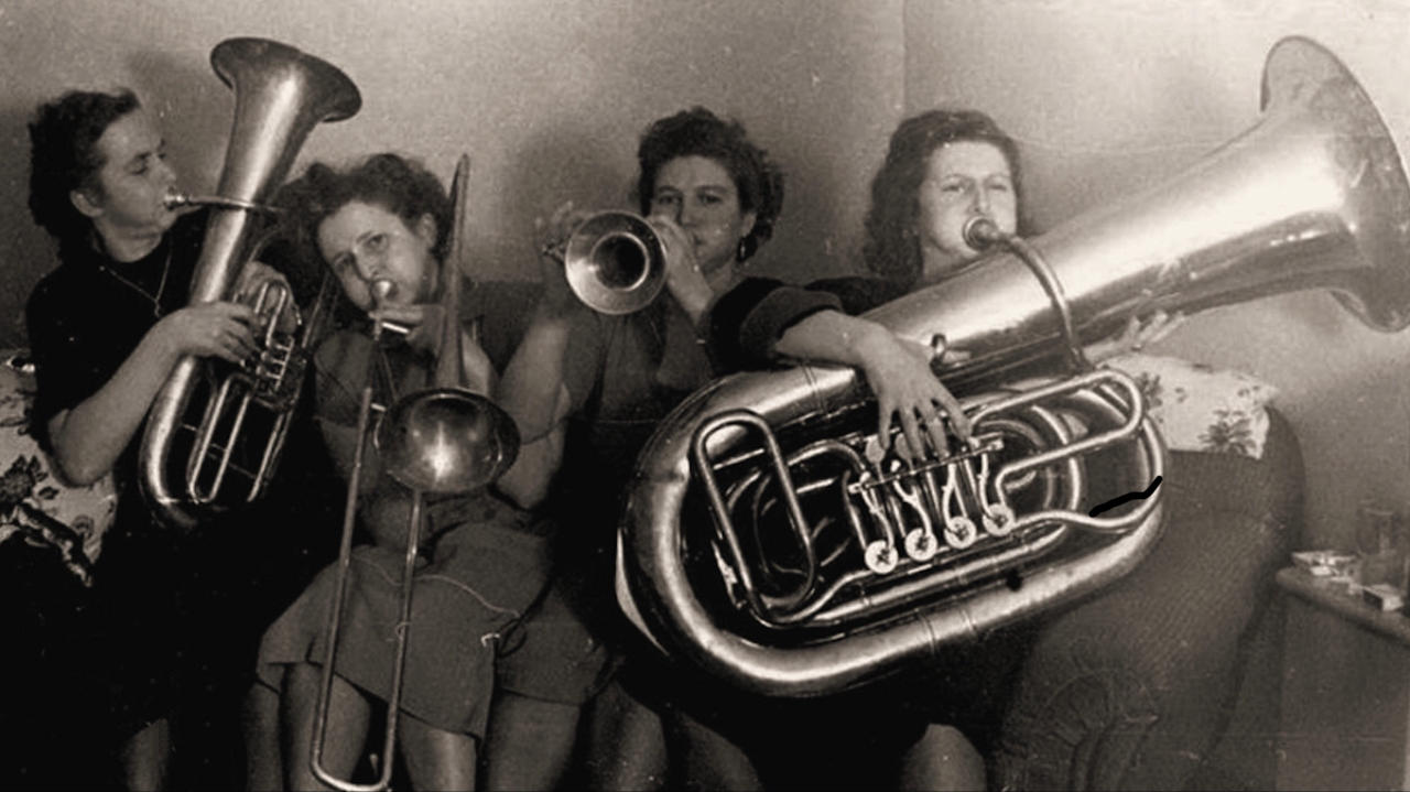 Women Brass Band by whatisstrangelov on DeviantArt
