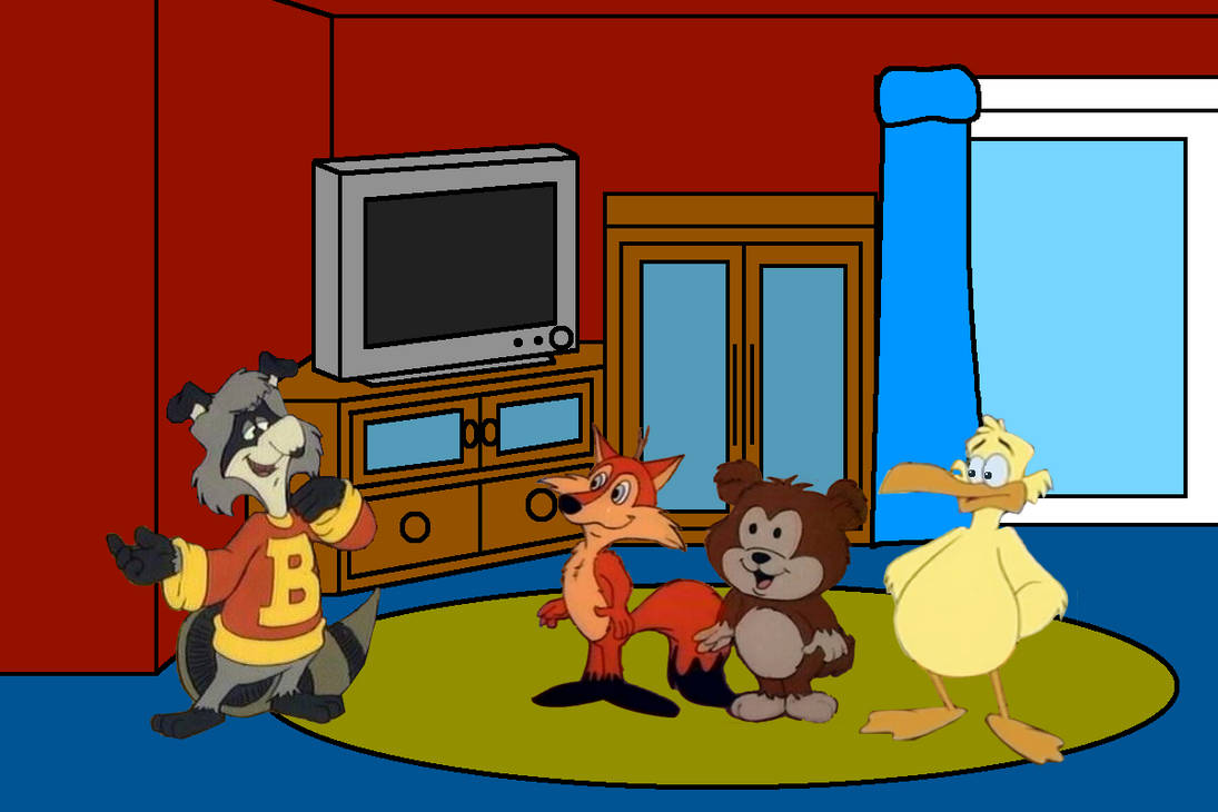 Bert Rusty Buttons and Pagui in Living Room by AlexTheBlueFox2002 on ...