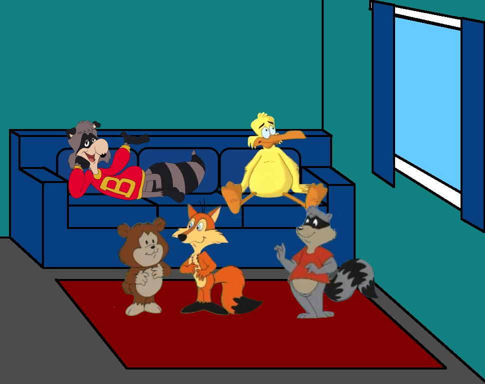 Bert, Pagui, Buttons, Rusty and Freddy by AlexTheBlueFox2002 on DeviantArt
