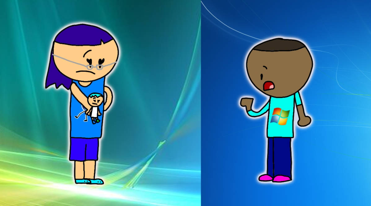 Windows Vista and 7 Humanized by WindowsFan2019 on DeviantArt